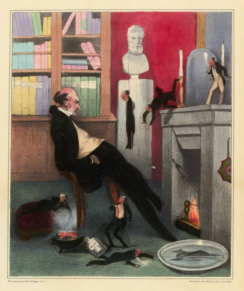 Misantropie von Honoré Daumier
