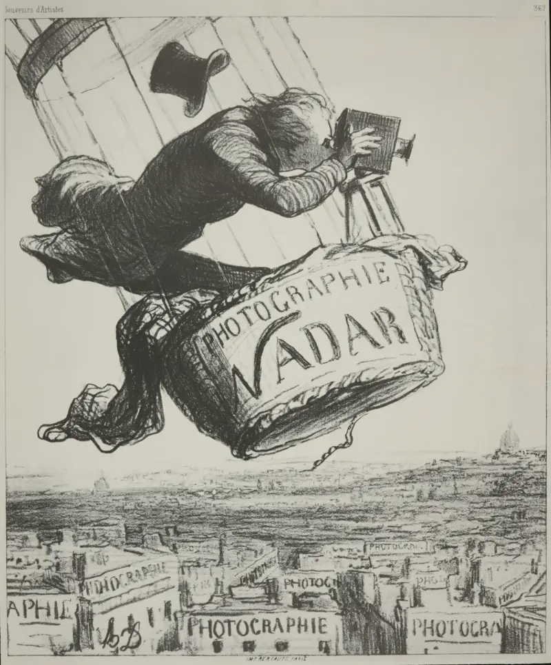 Nadar erhebt die Fotografie zur Kunst von Honoré Daumier
