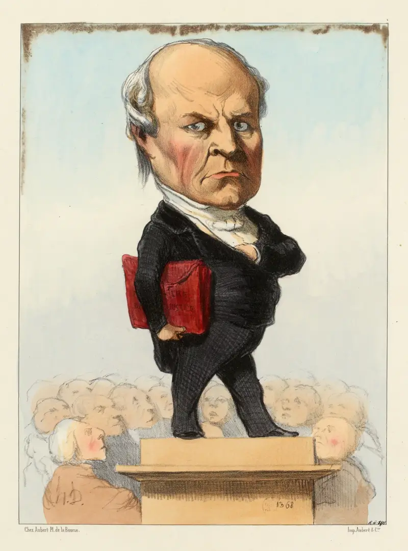 Odilon Barrot av Honoré Daumier