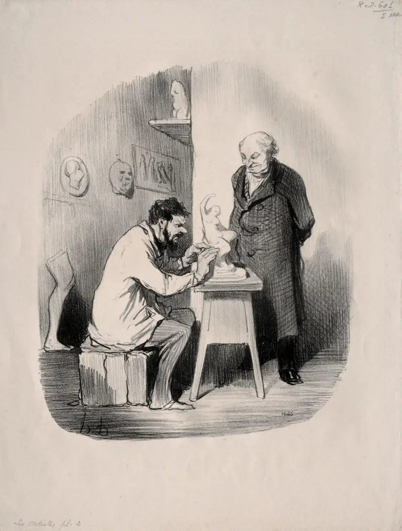 One of theses day you have to do my portrait in this style av Honoré Daumier