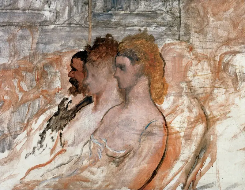 Orkesterplatserna av Honoré Daumier