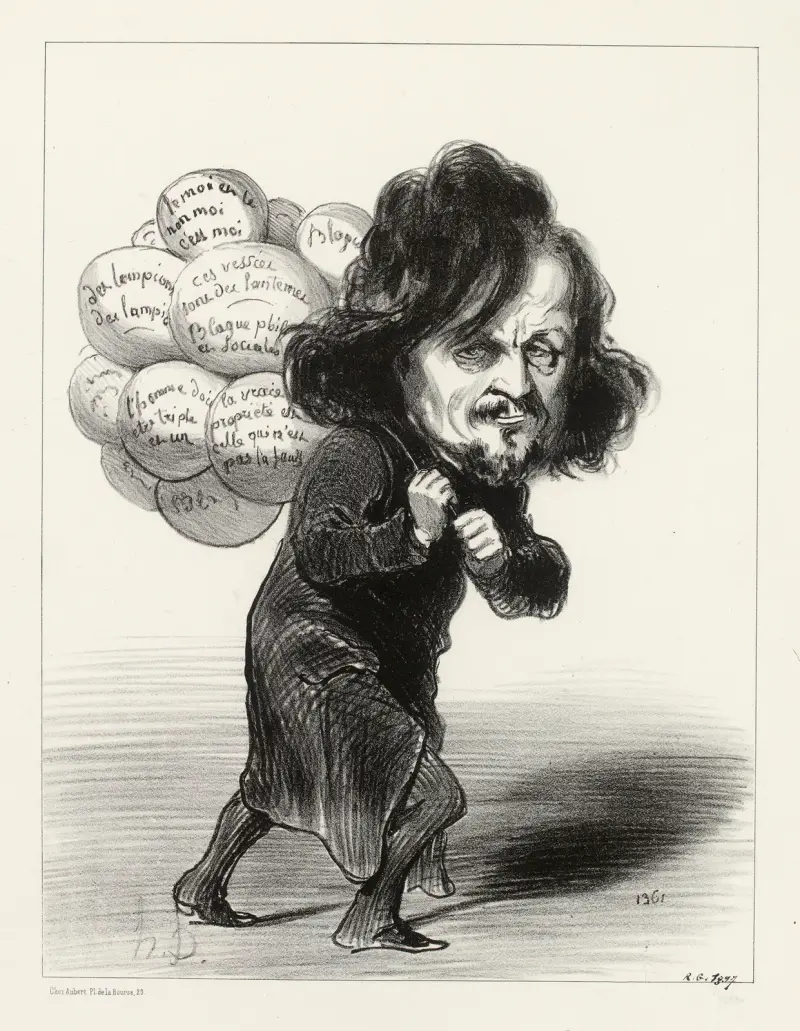 Pierre Leroux von Honoré Daumier