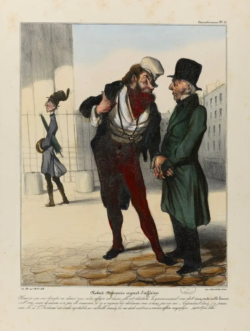 Robert Macaire agent d’affaires av Honoré Daumier