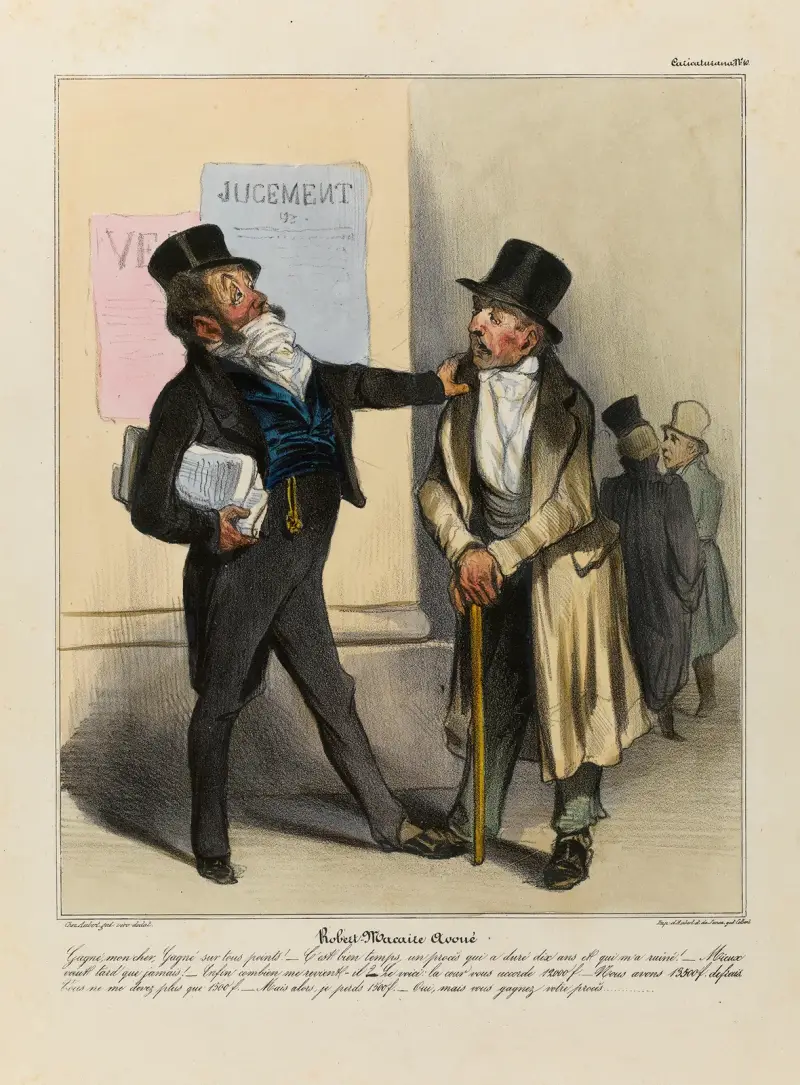 Robert Macaire avoué av Honoré Daumier