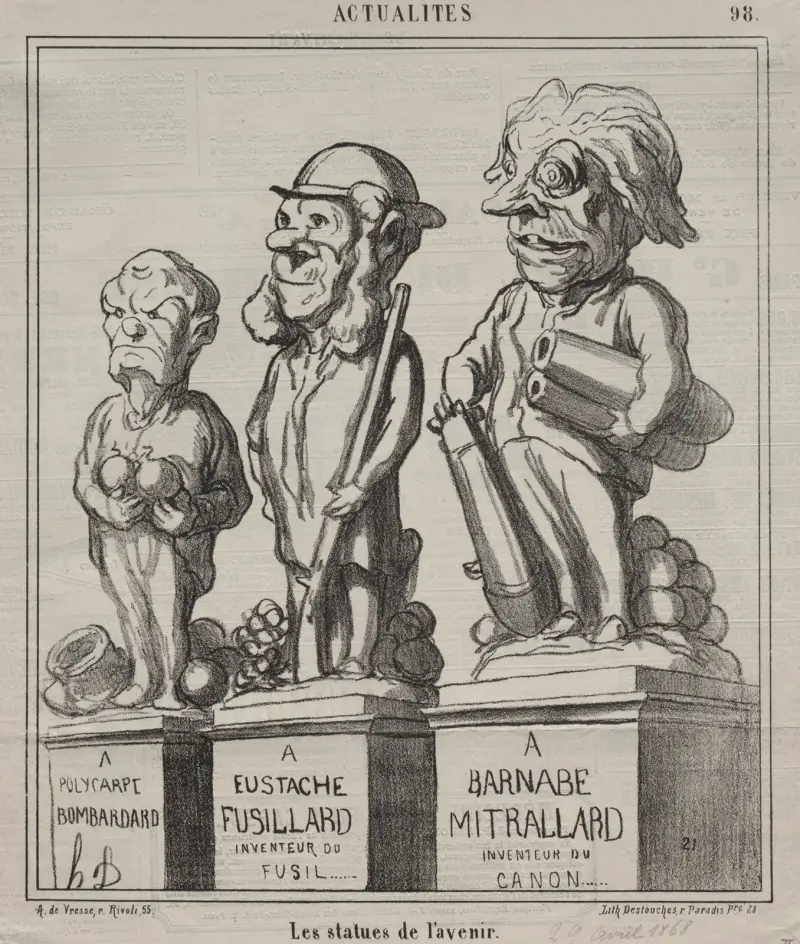 Framtidens statyer av Honoré Daumier