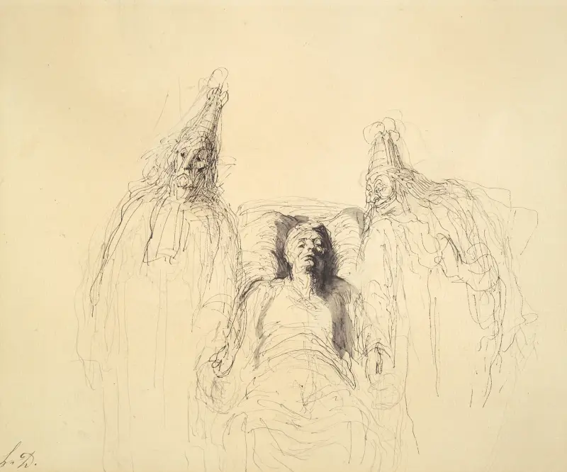 The Imaginary Invalid von Honoré Daumier