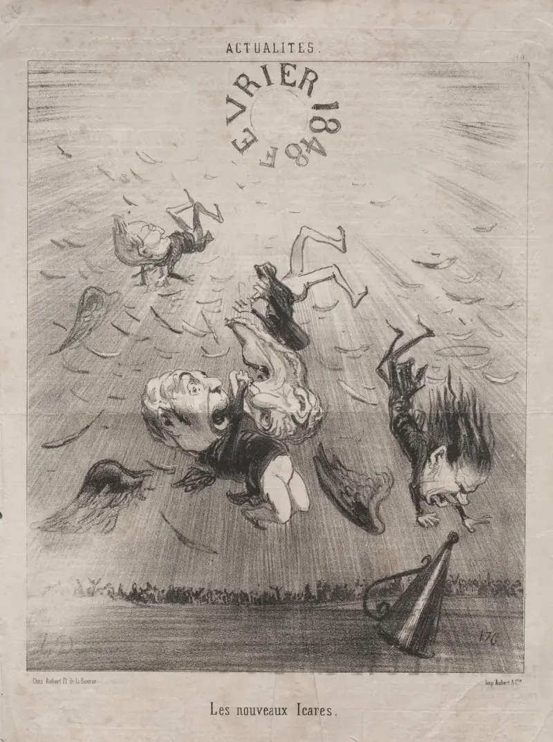 Den nye Ikaros av Honoré Daumier
