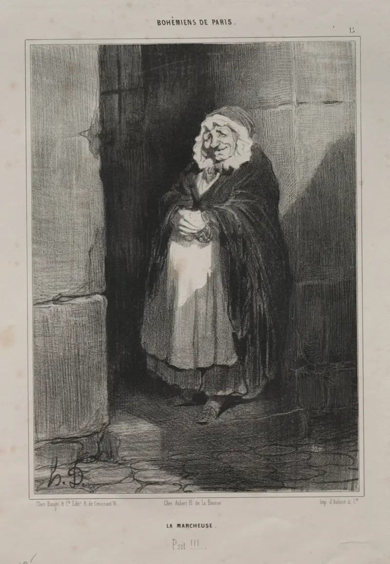The Pedestrian av Honoré Daumier