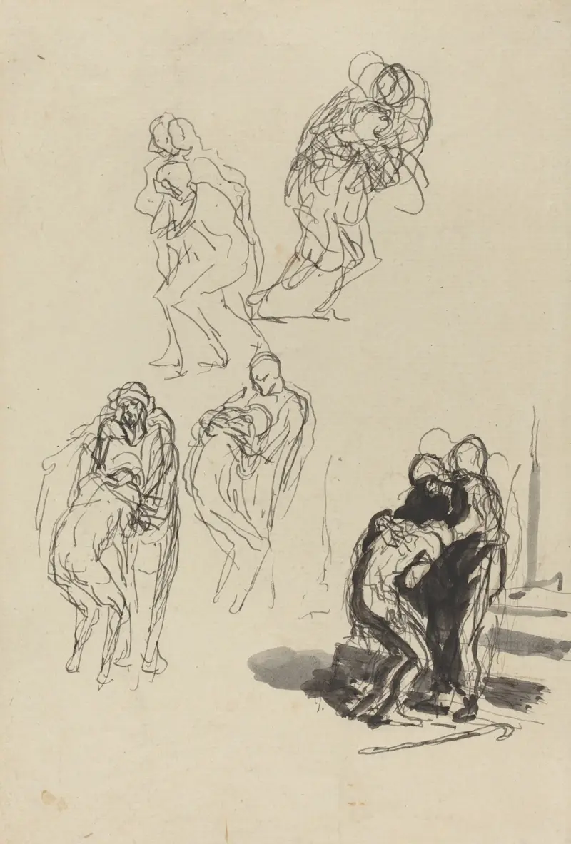 Den förlorade sonen III av Honoré Daumier