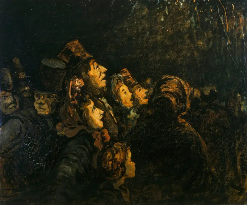The Rockets av Honoré Daumier