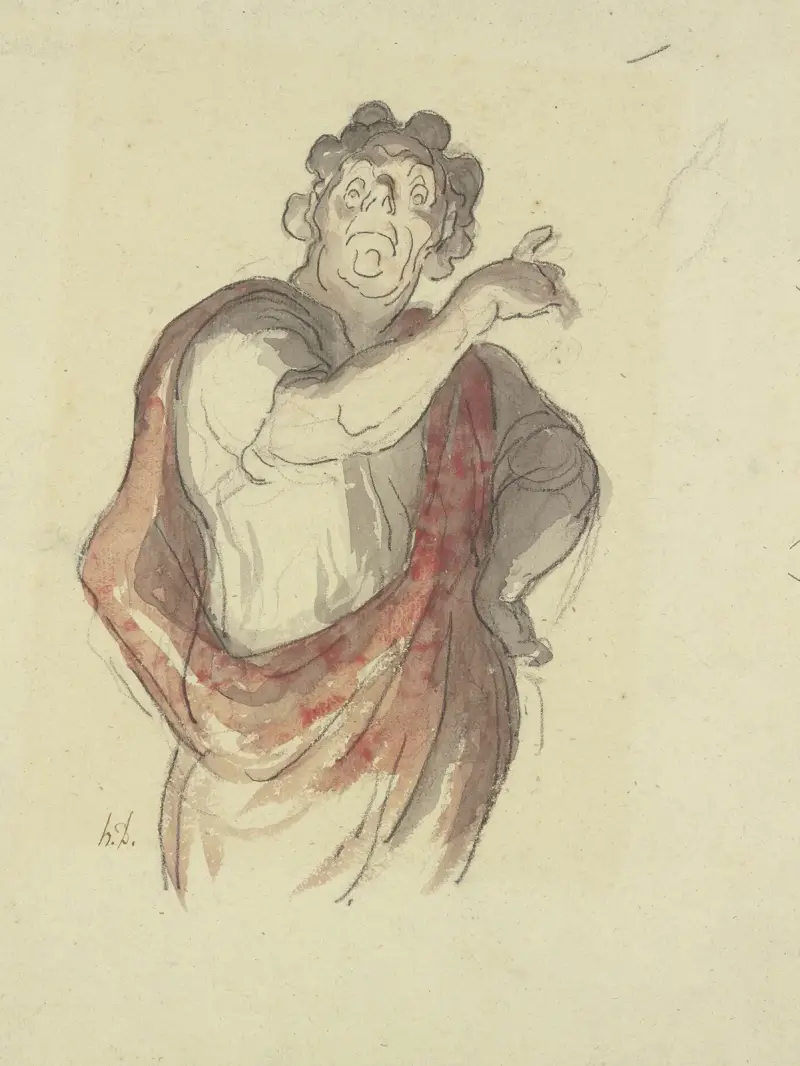 Tragedin av Honoré Daumier