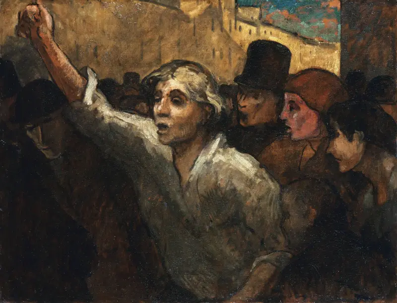 Upproret av Honoré Daumier