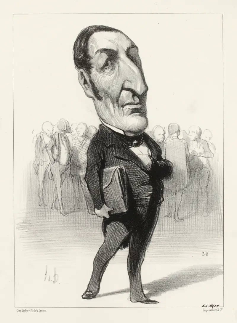 Théobald Lacrosse av Honoré Daumier