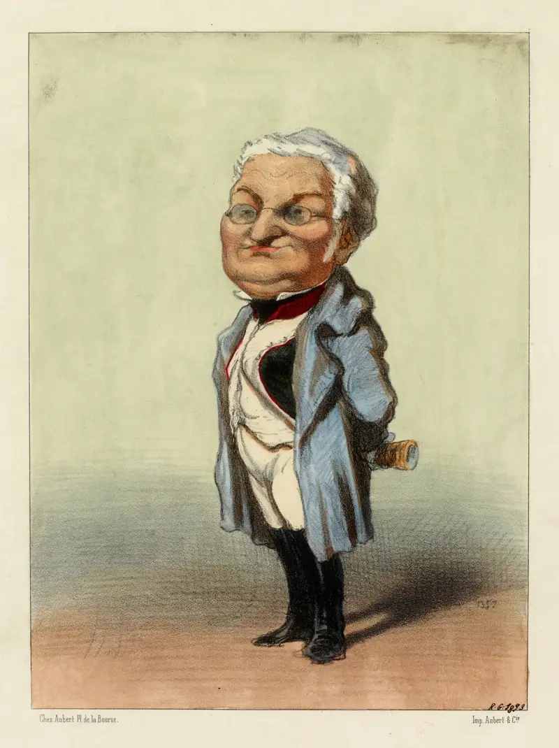 Thiers av Honoré Daumier