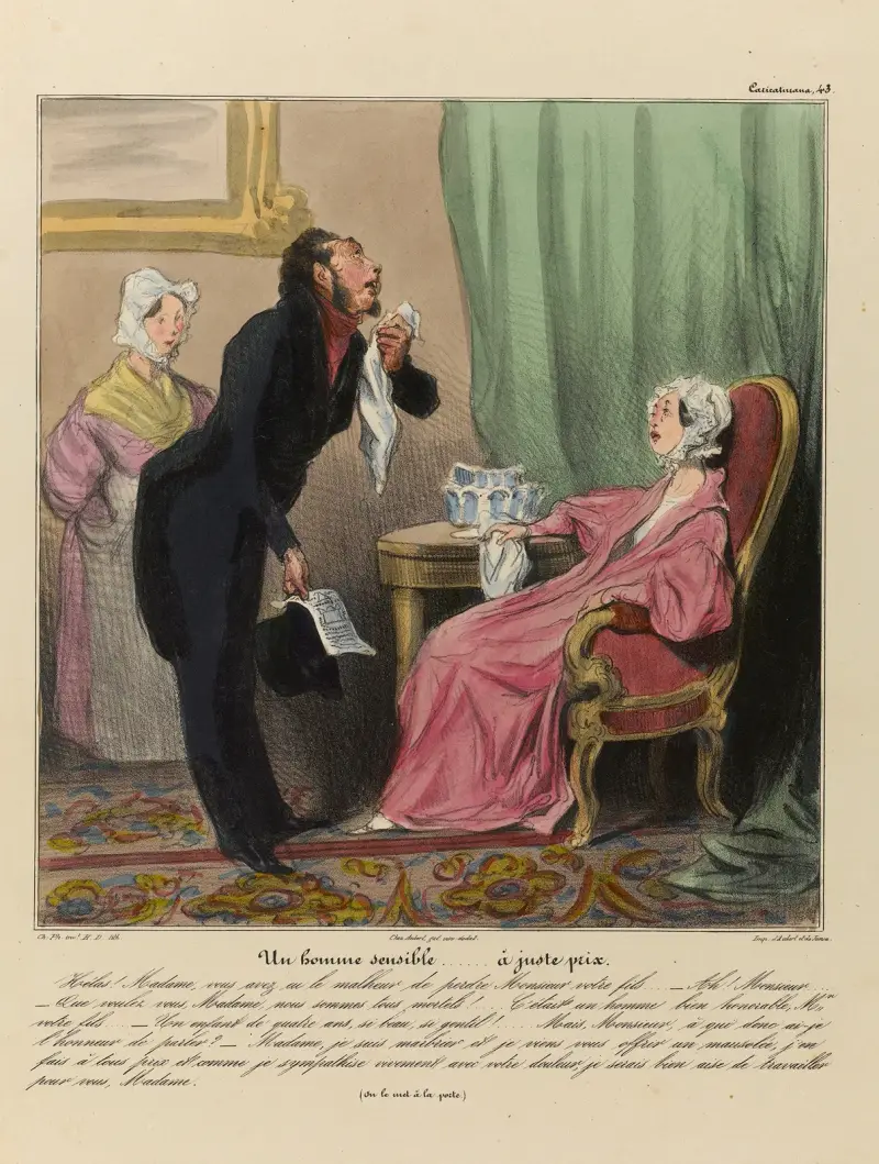 Un homme sensible… à juste prix av Honoré Daumier