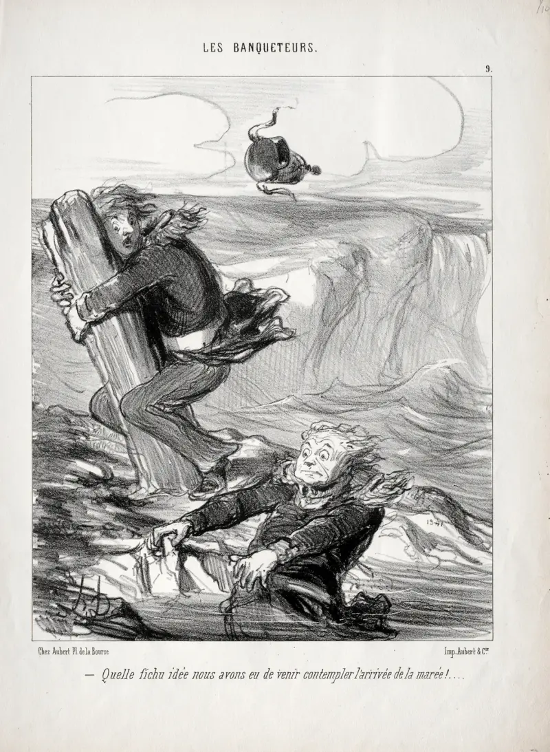 Vilken dum idé vi hade… av Honoré Daumier