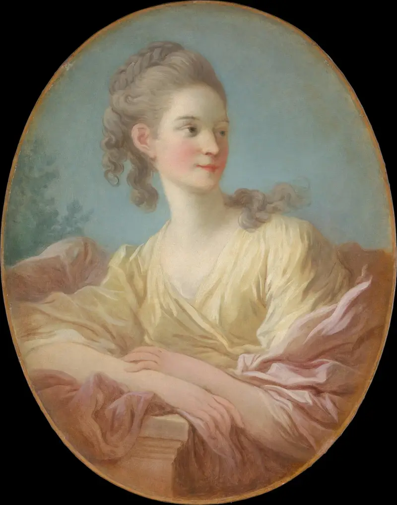 Bildnis einer jungen Frau von Jean-Honoré Fragonard