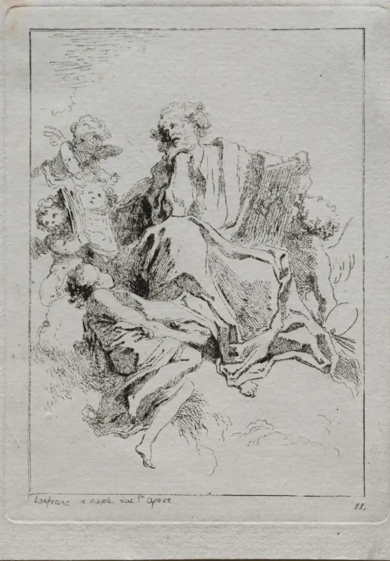 Święty Łukasz, Jean-Honoré Fragonard