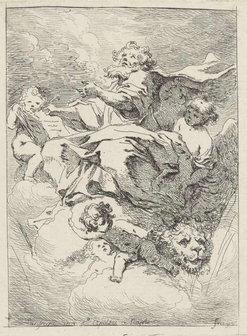 Sankt Markus von Jean-Honoré Fragonard