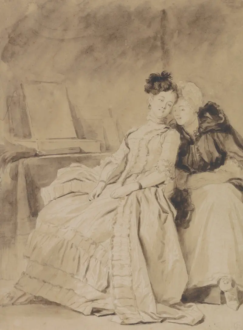 The Intimate Conversation av Jean-Honoré Fragonard