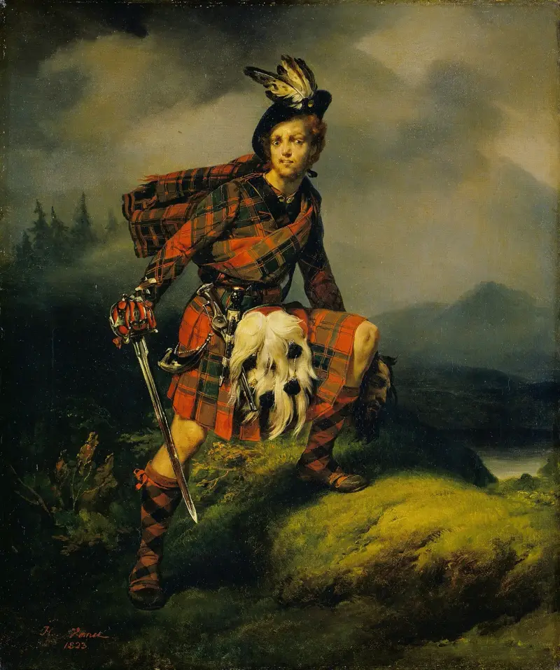 Allan M’Aulay av Horace Vernet