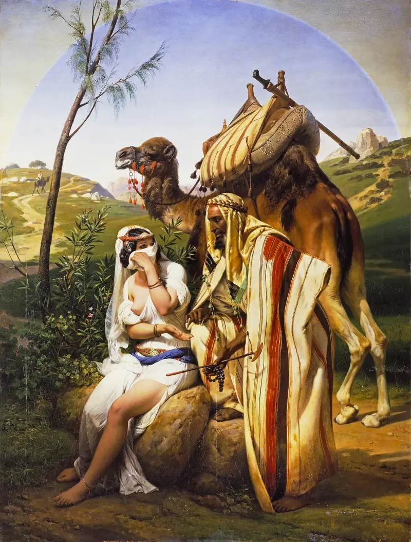 Juda och Tamar av Horace Vernet