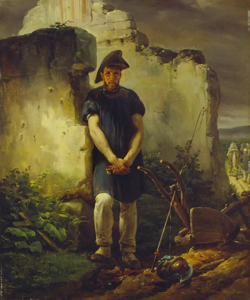 Frieden und Krieg von Horace Vernet