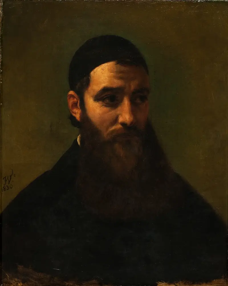 Porträtt av en armenisk präst av Horace Vernet