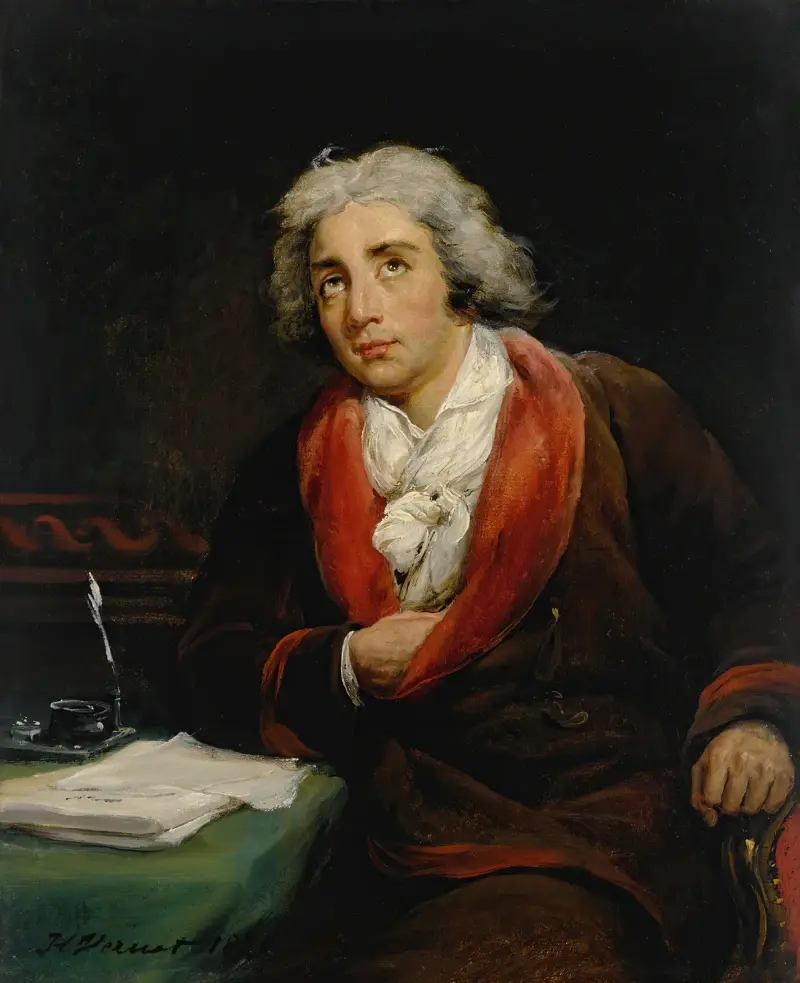 Porträtt av poeten André Chénier (1762–1794) av Horace Vernet