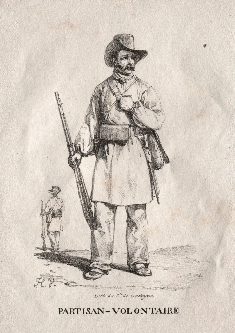 Freiwilliger Partisan von Horace Vernet