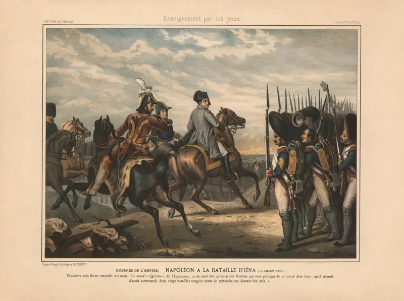 Wars of the Empire – Napoleon at the Battle of Jena (October 14, 1806) av Horace Vernet