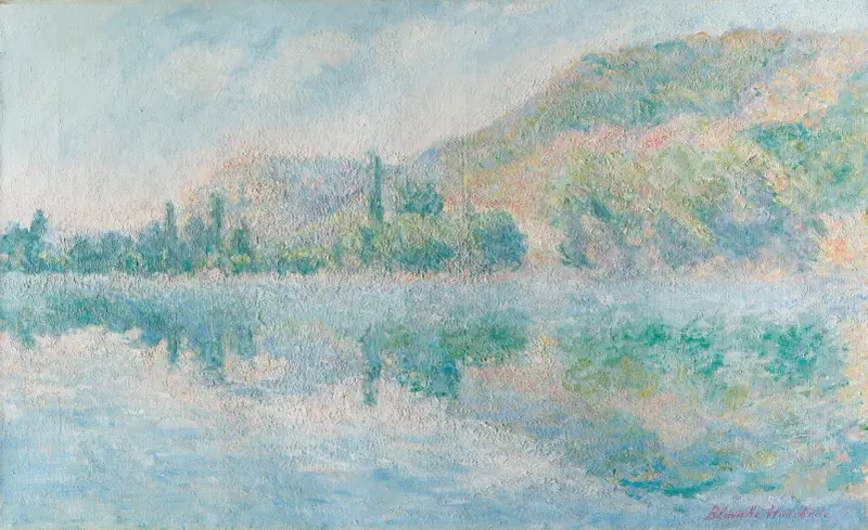 Ufer der Seine, 1900 von Blanche Hoschedé-Monet