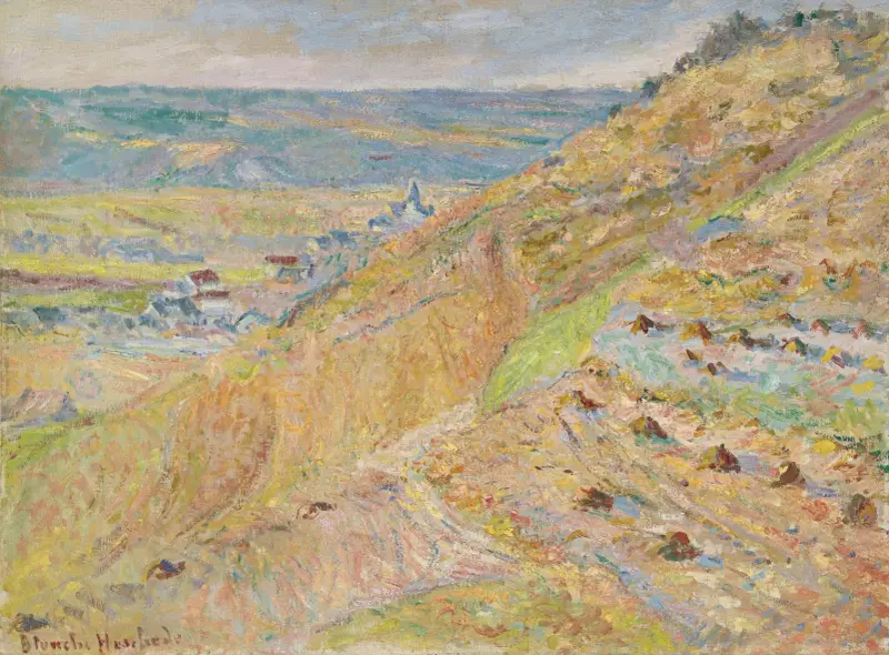 Wybrzeże w Giverny (Zbocze), Blanche Hoschedé-Monet