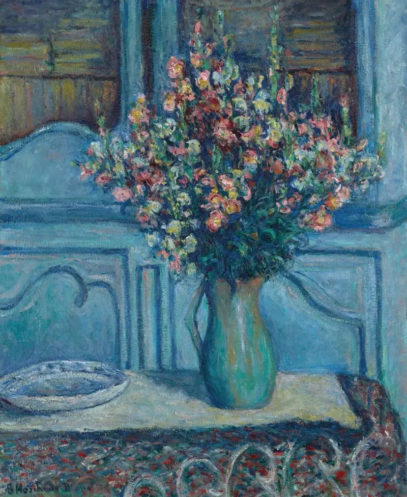 Les mufliers, intérieur à Giverny av Blanche Hoschedé-Monet