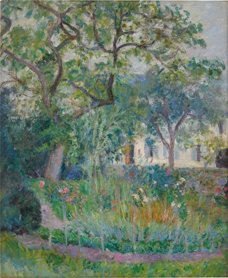 Un Coin de jardin av Blanche Hoschedé-Monet