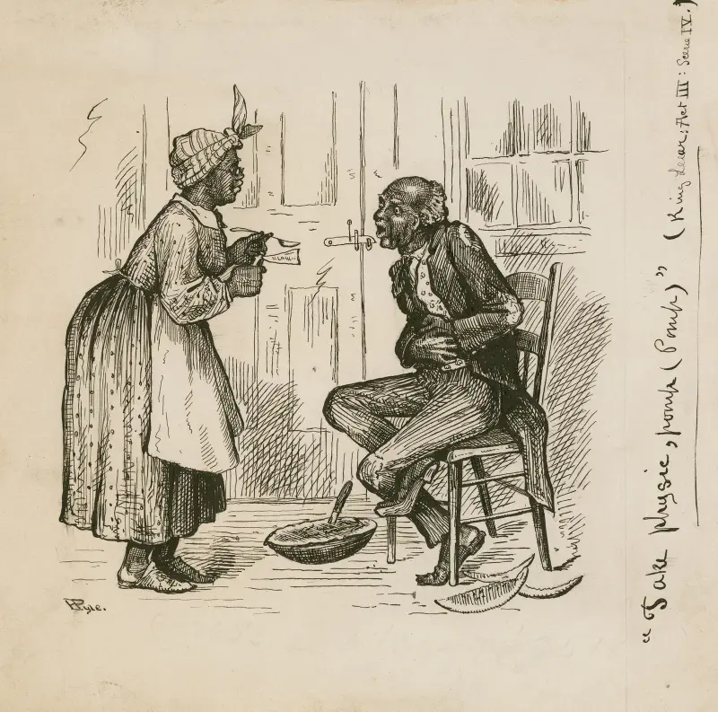 „Take physic, pomp (Pomp)“ (Král Lear, III. jednání, IV. scéna), Howard Pyle