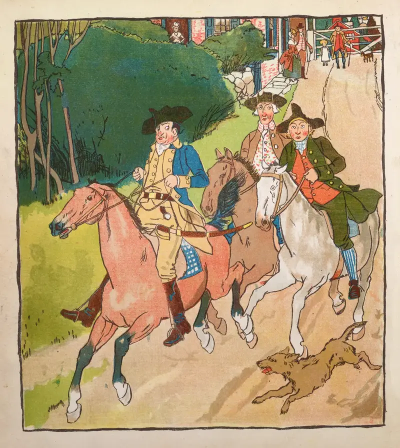 Yankee Doodle: stary przyjaciel w nowej sukni, plansza 1, Howard Pyle