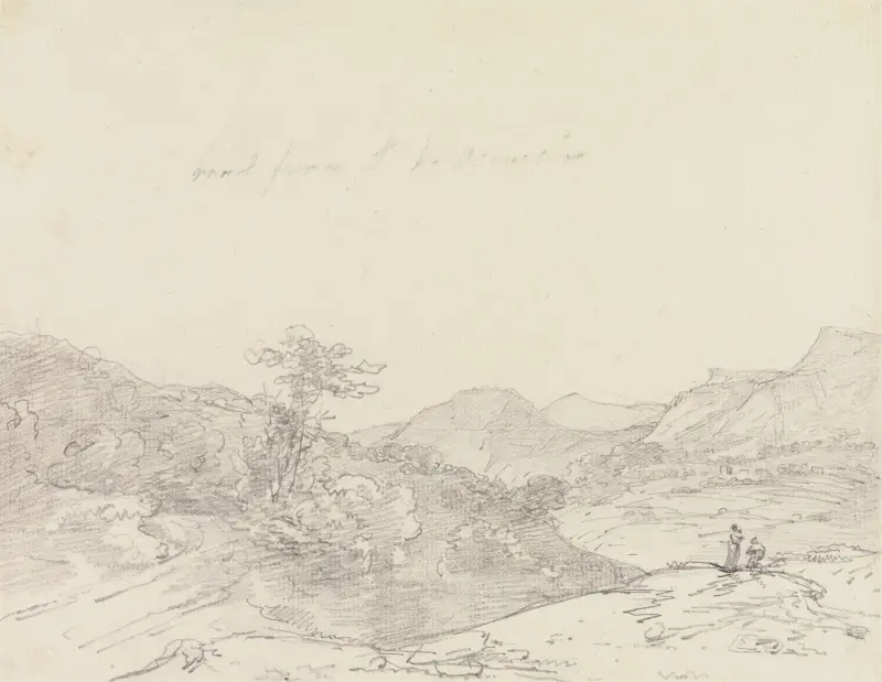 Zwischen Llangollen und Oswestry von George Howland Beaumont
