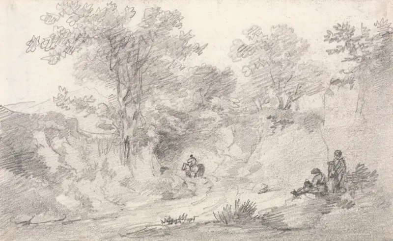 Buckland Lane av George Howland Beaumont