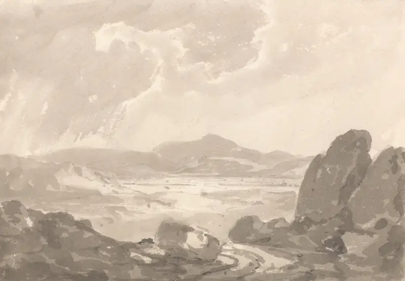 Pohled na údolí, George Howland Beaumont