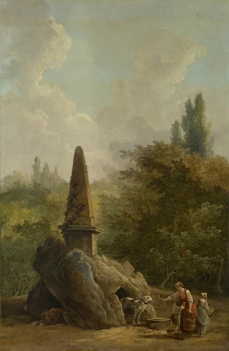Zahradní monument, Hubert Robert