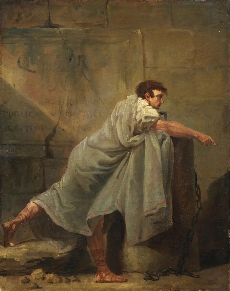 Redner im Gefängnis von Hubert Robert