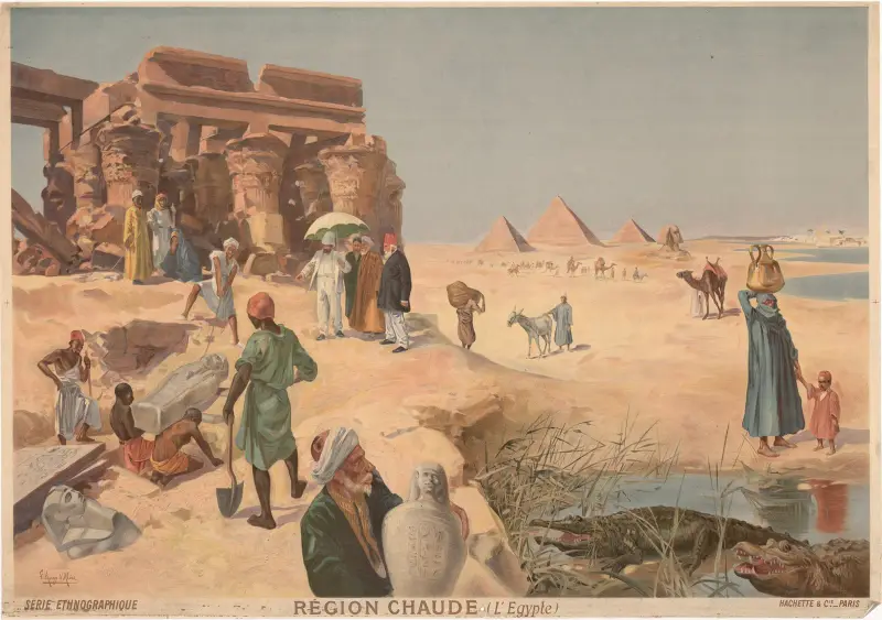 Heiße Region (Ägypten) von Frederic Hugo d’Alési