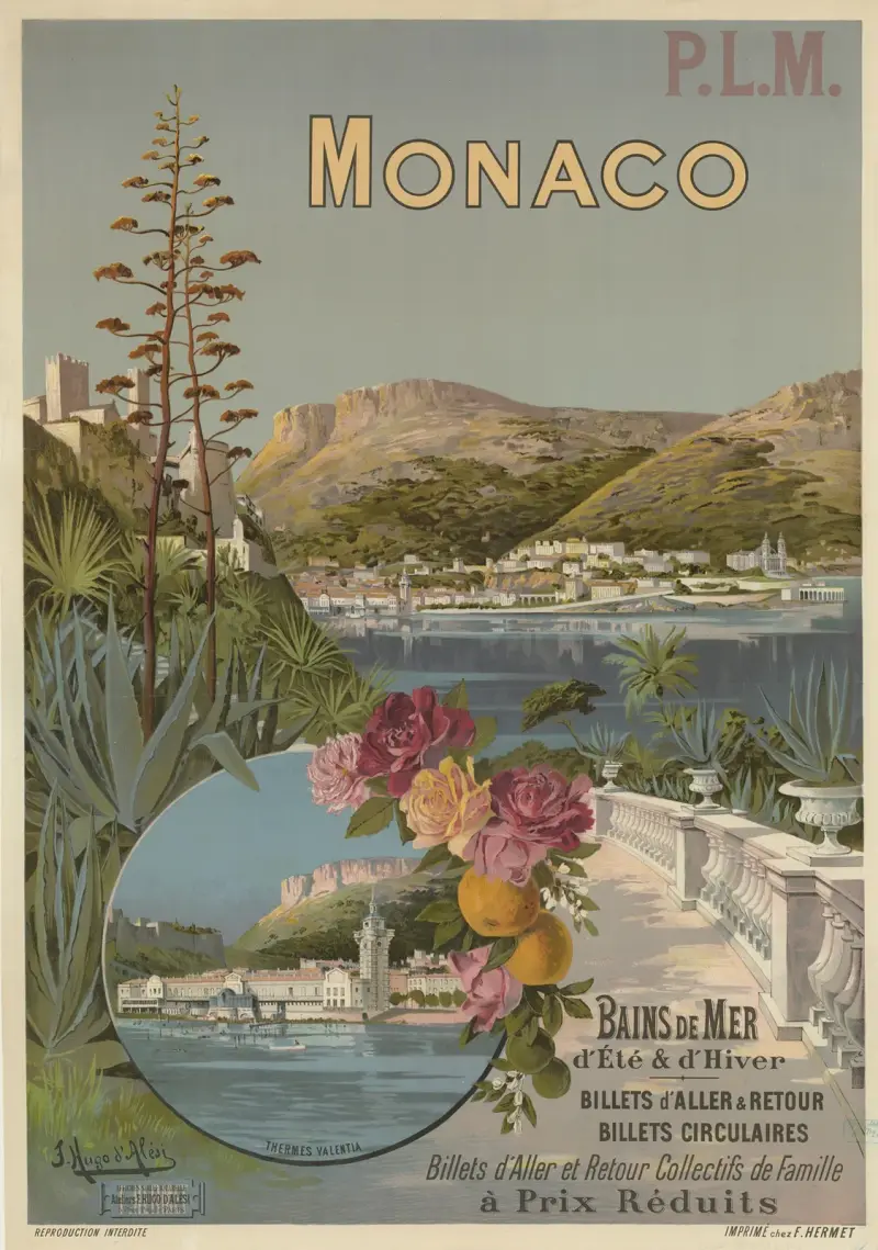 P.L.M. Monaco. Havsbad sommar och vinter av Frederic Hugo d’Alési