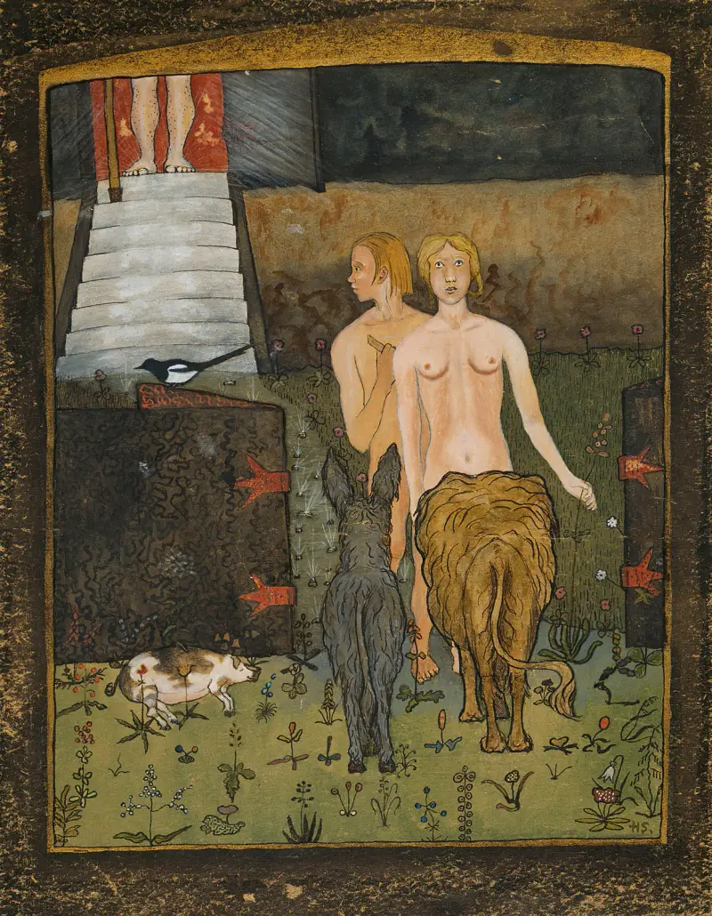 Adam und Eva von Hugo Simberg