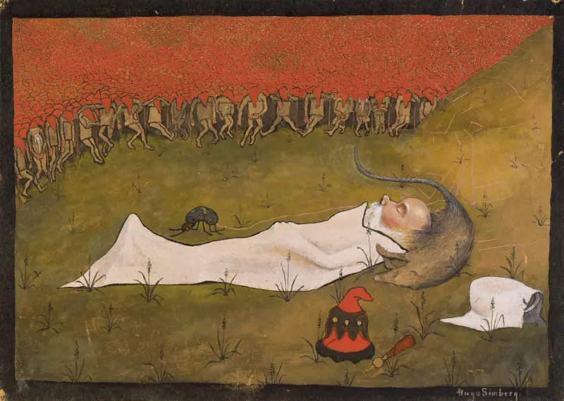 Śpiący król Goblin, Hugo Simberg