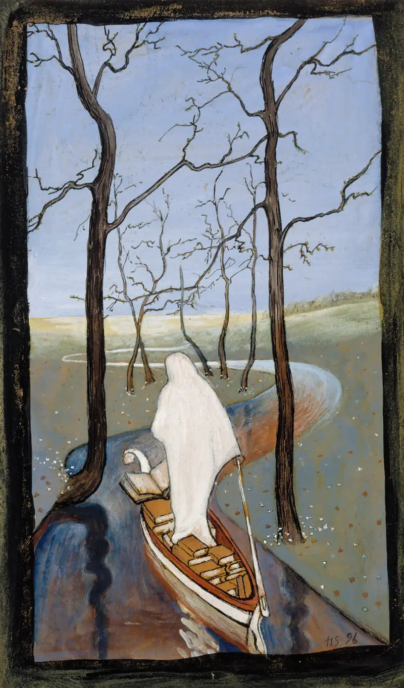 On The River Of Life av Hugo Simberg