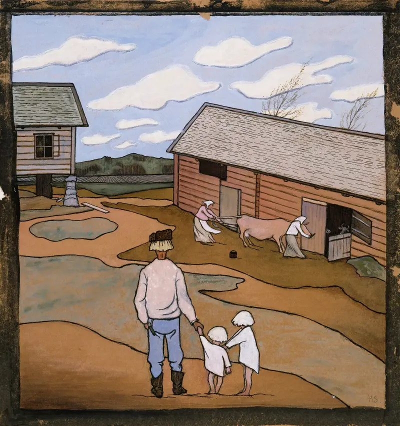 Jarní pocit, Hugo Simberg