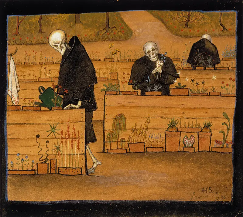 The Garden Of Death av Hugo Simberg