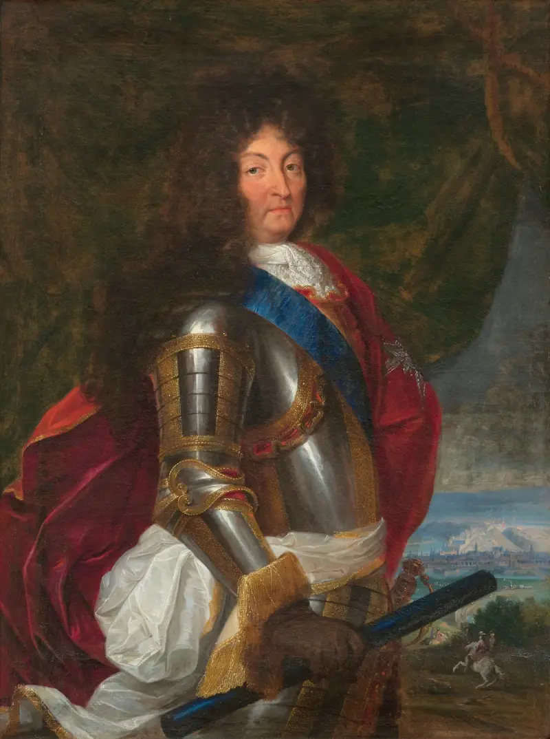 Portrait de Louis XIV av Hyacinthe Rigaud